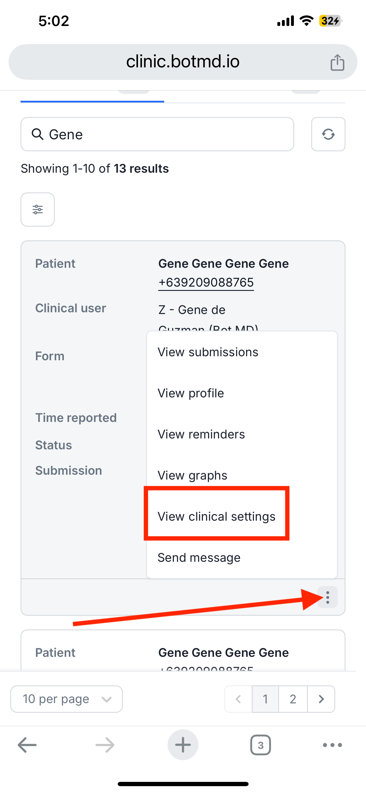 Mobile - Patient Monitoring -> View Clinical Settings.PNG